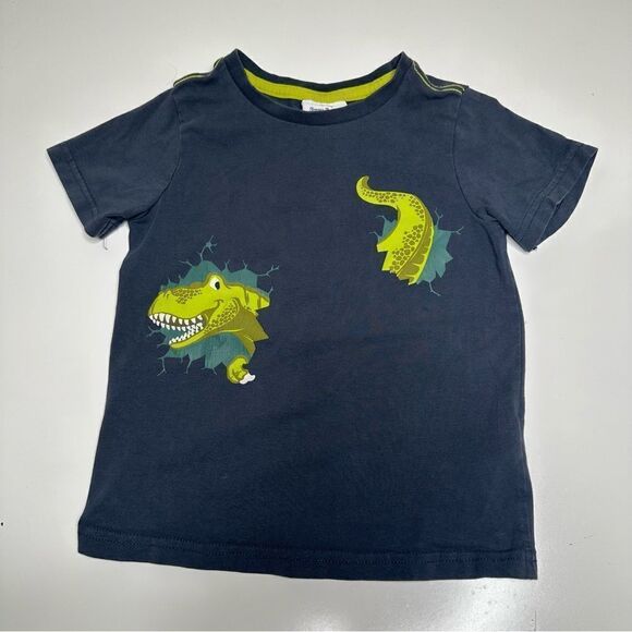 Tommy Bahama 4T Navy/Yellow Dragon Top - Picture 4 of 6